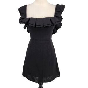 Polly Off Shoulder Mini Dress Black Size XS
